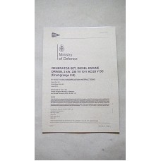 GENERATOR SET DIESEL 2KW 230V 110V AC 28VDC DRUMGRANGE MODIFICATION INSTRUCTIONS